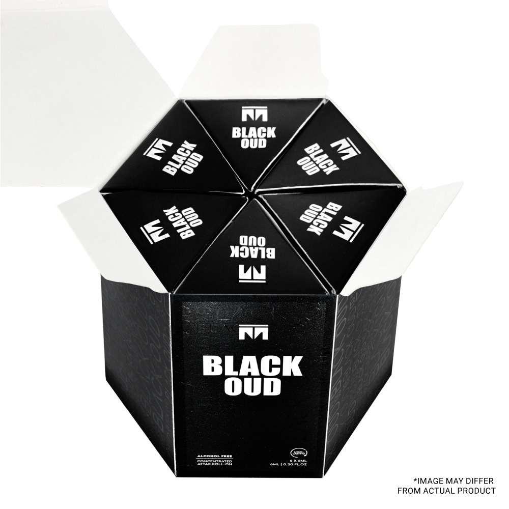 Black Oud - Attar Roll-On - 6 x 6ml - Outer Box Not Included - Image 2